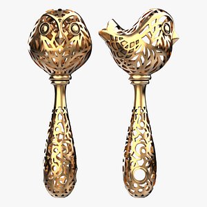 Baby Rattle Bird O1 3D print model