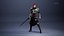Femme Guerrière Assassin