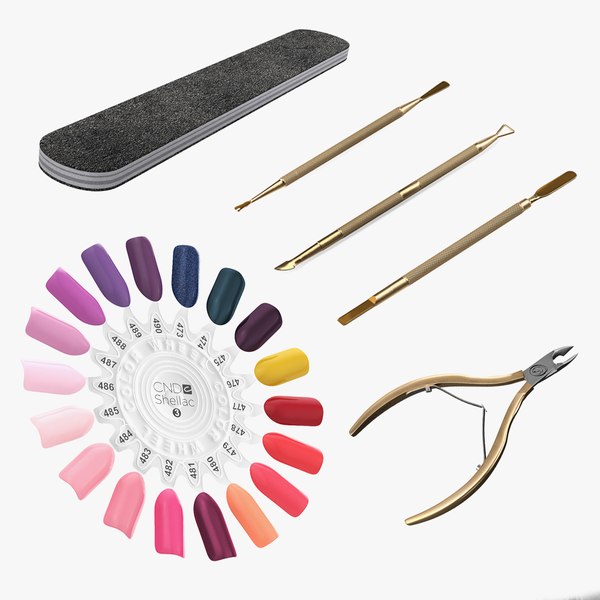 Manicure Tools Collection 2 3D model