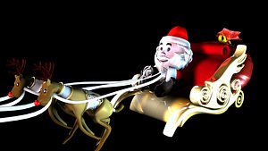 santa claus 3d ma