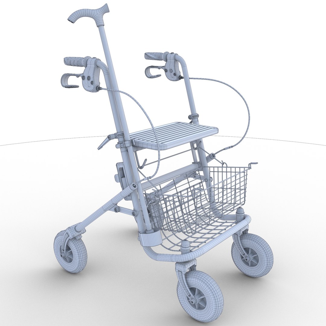 Rollator Walkers 3D Model - TurboSquid 1825919