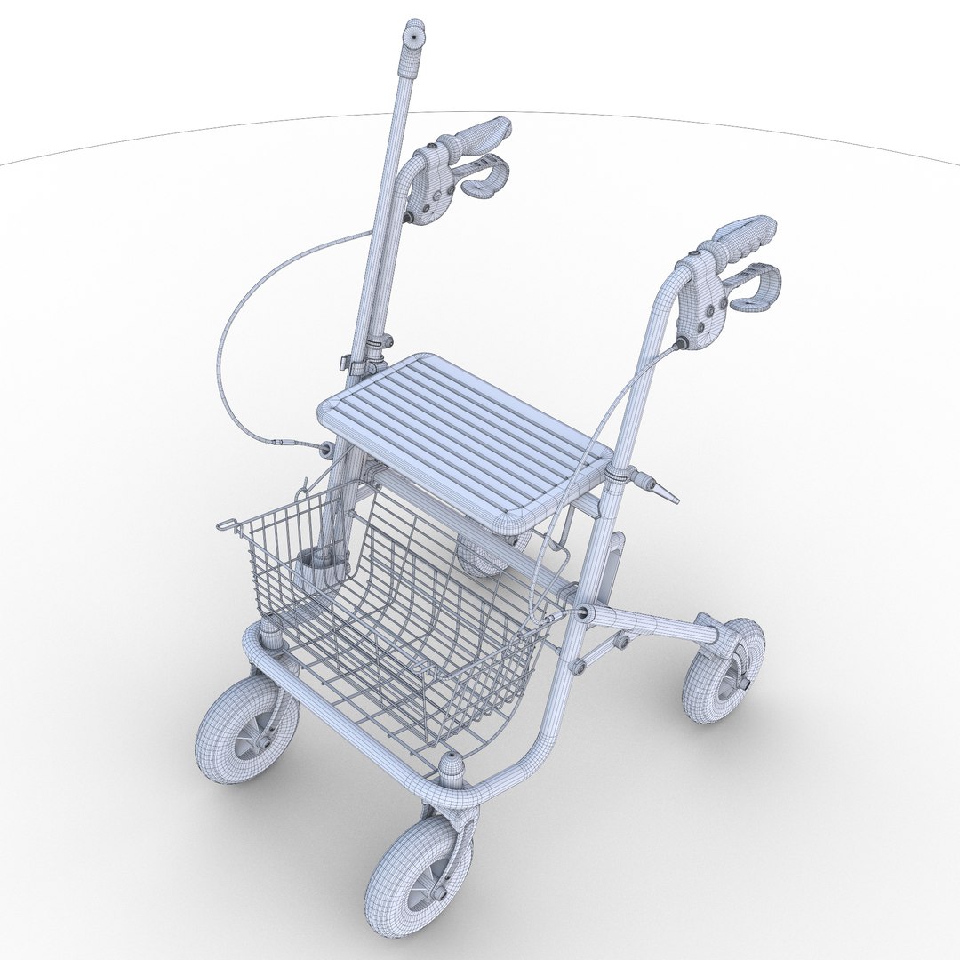Rollator Walkers 3D Model - TurboSquid 1825919