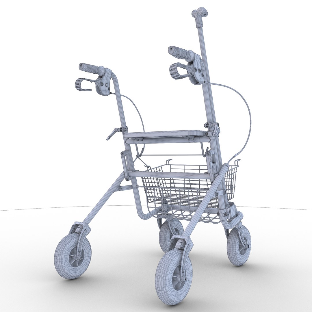 Rollator Walkers 3D Model - TurboSquid 1825919
