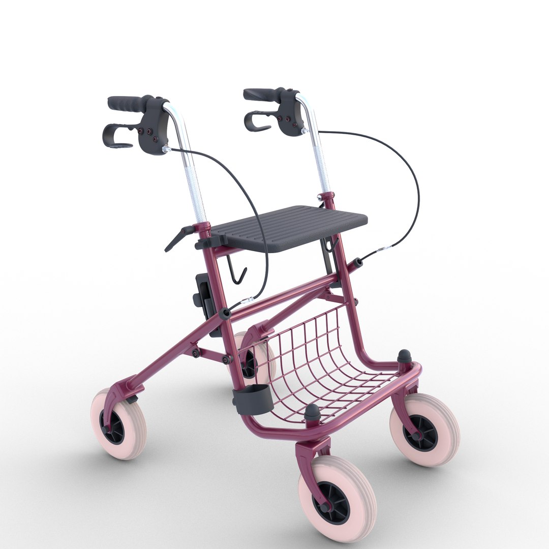 Rollator Walkers 3D Model - TurboSquid 1825919