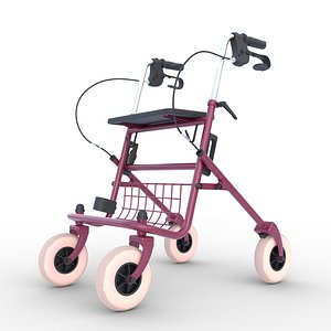 Rollator walkers 3D model