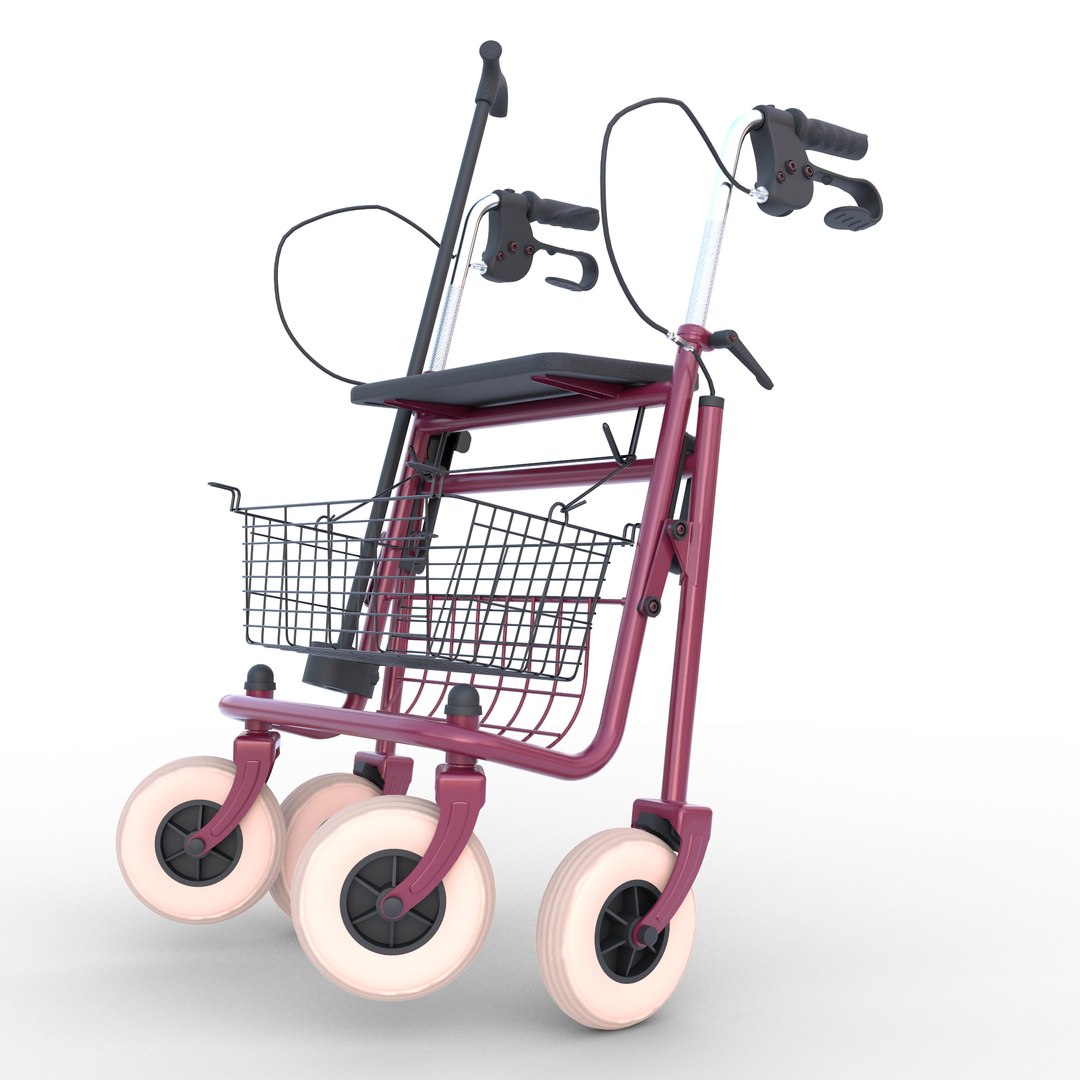 Rollator Walkers 3D Model - TurboSquid 1825919