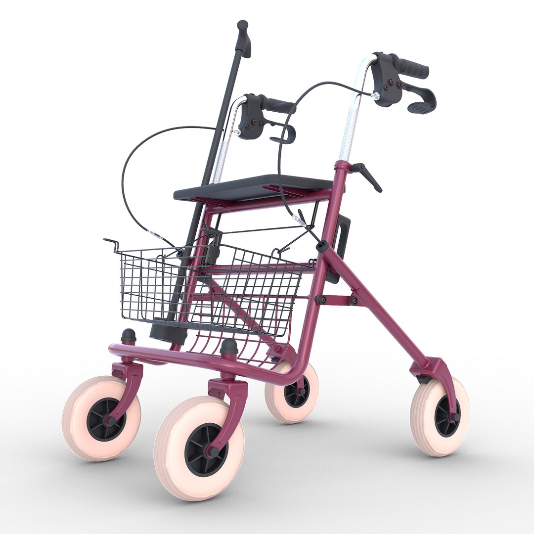 Rollator Walkers 3D Model - TurboSquid 1825919