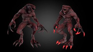 3D model Amphibia Monster