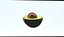 Avocado icon 3D
