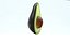 Avocado icon 3D