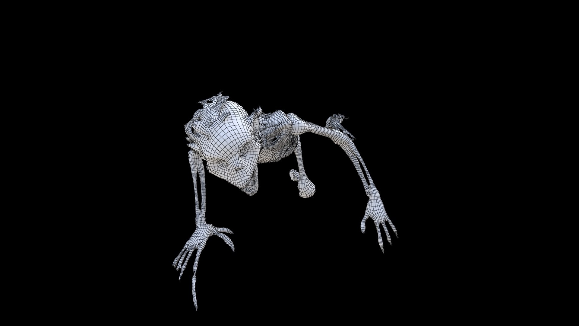 Crawler Zombie 3D Model - TurboSquid 2334596