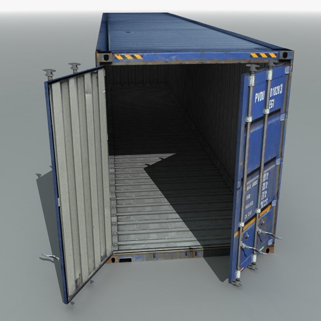 3d model cma shipping cargo container