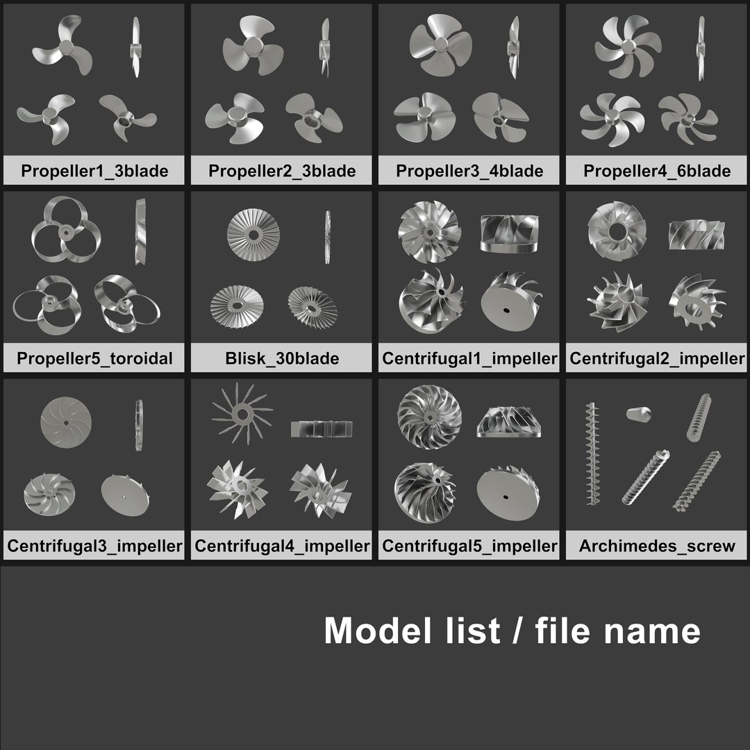 3D Propeller Collection - TurboSquid 2034121