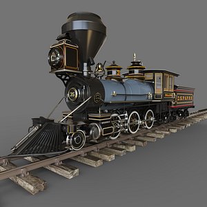 steam locomotive Brooks 2-6-0 Mogul type Dillon No35