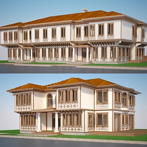 modern turkish house 3D