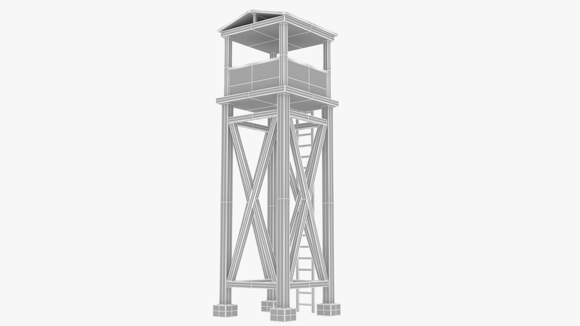 Guard Tower Model - TurboSquid 1495705