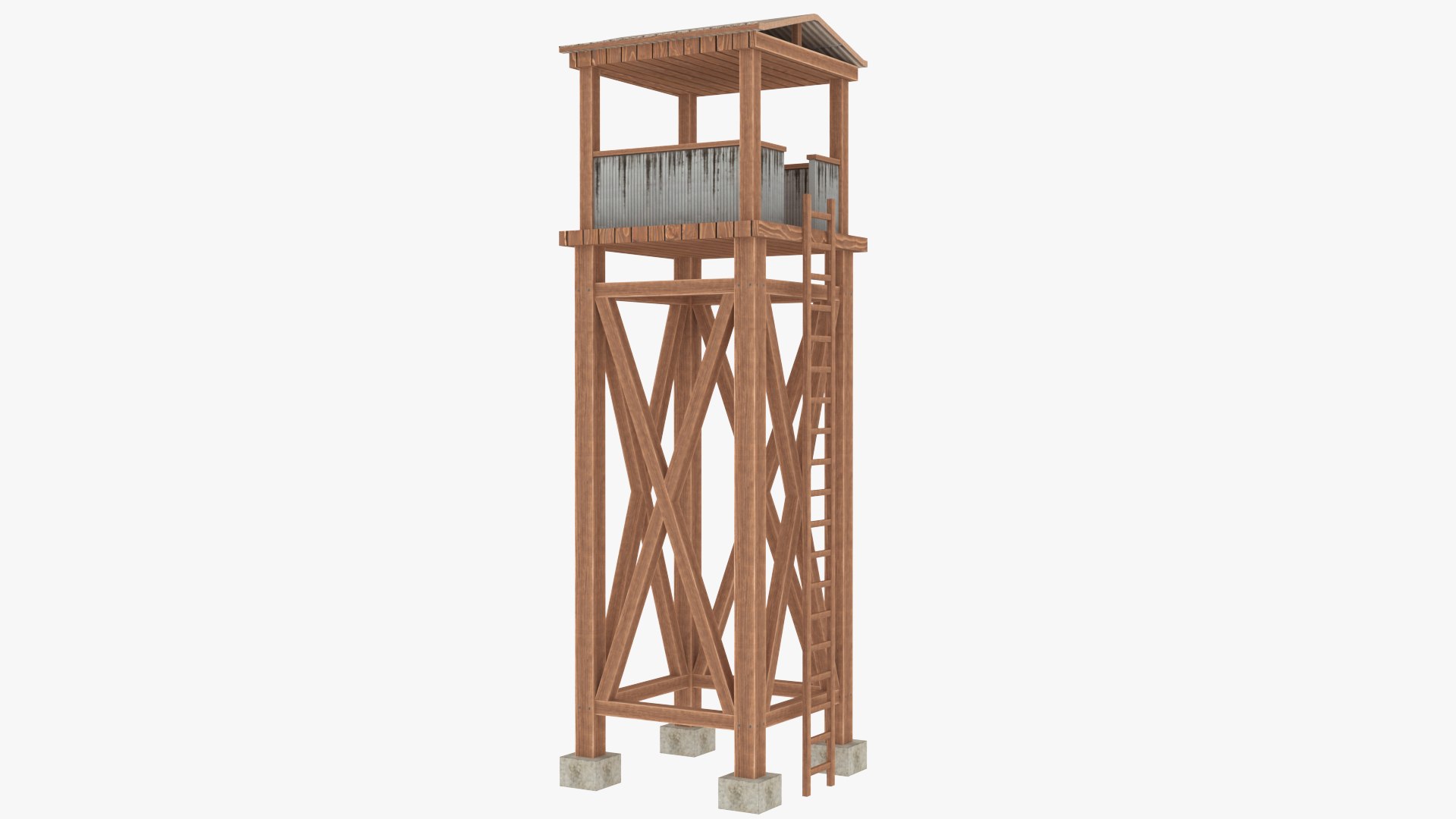 Guard Tower Model - TurboSquid 1495705