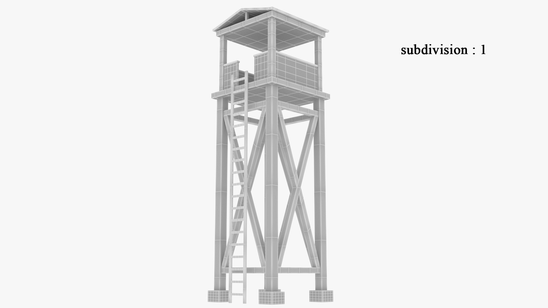 Guard Tower Model - TurboSquid 1495705