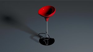 3D Basic Bar Chair