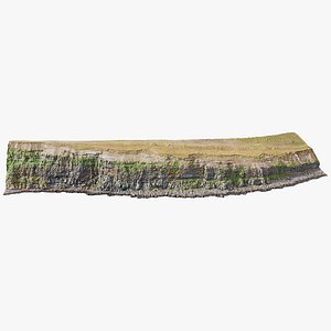 Coastal Cliff Formation - 3D PBR Model3