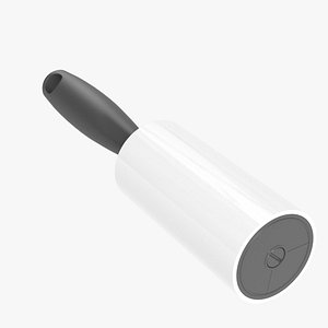 3D Sticky paper lint roller model