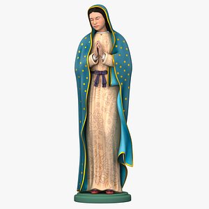 Our Lady of Guadalupe Statue model
