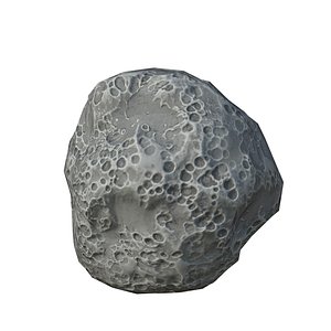 Asteroid v2 Low poly