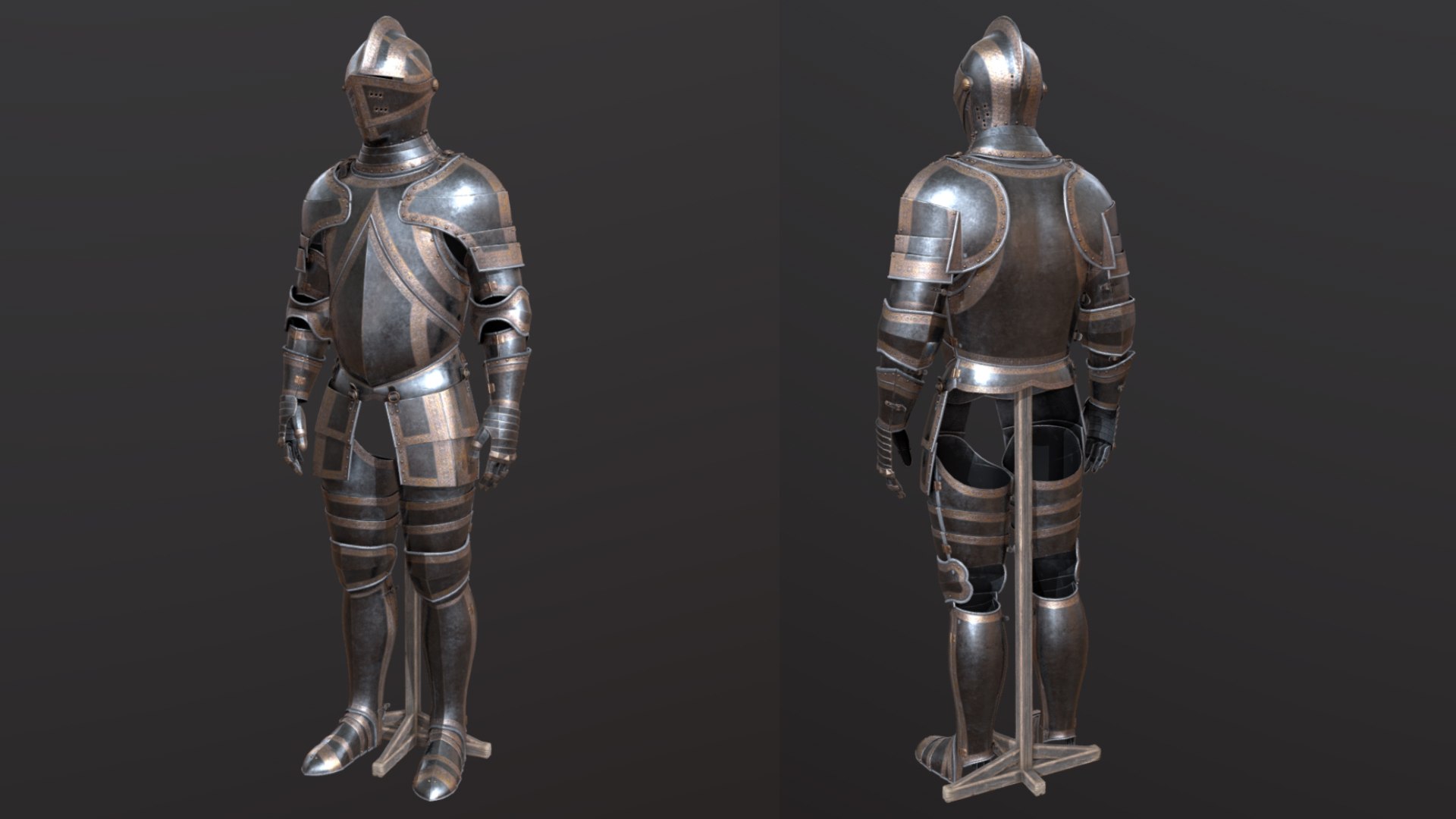 Medieval Steel Plate Armour 3D - TurboSquid 1771636