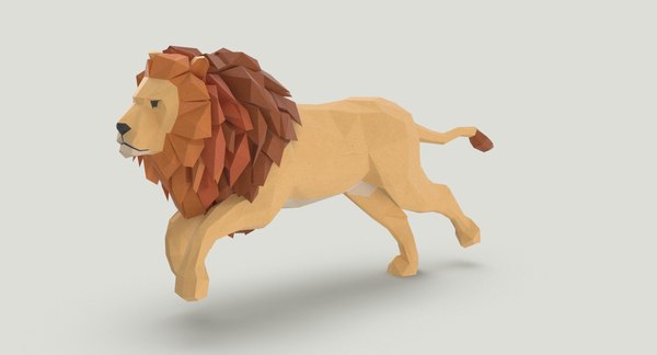 Lion---running 3D - TurboSquid 1218488