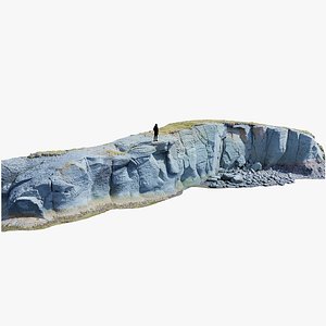 3D model Green Cliff A - 3D PBR Model