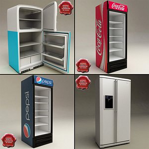 3d model refrigerators v3