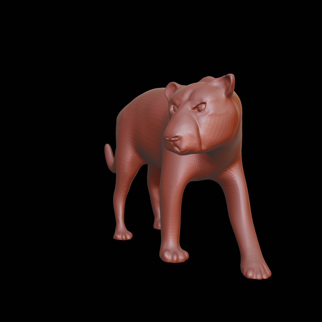 3D Panther Printing - TurboSquid 1477377