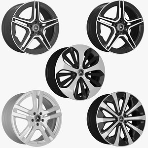 3D model Mercedes Benz GLB SUV Trims Collection