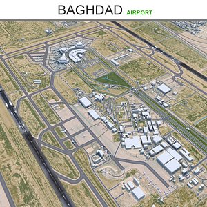 3D model Baghdad Airport