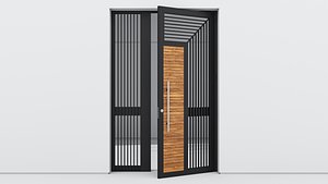 3D Aluminium door 234