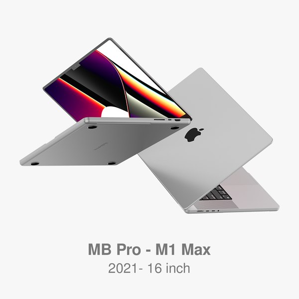 modèle 3D de Apple MacBook Pro 2021 16 pouces M1 Max - TurboSquid 1809725