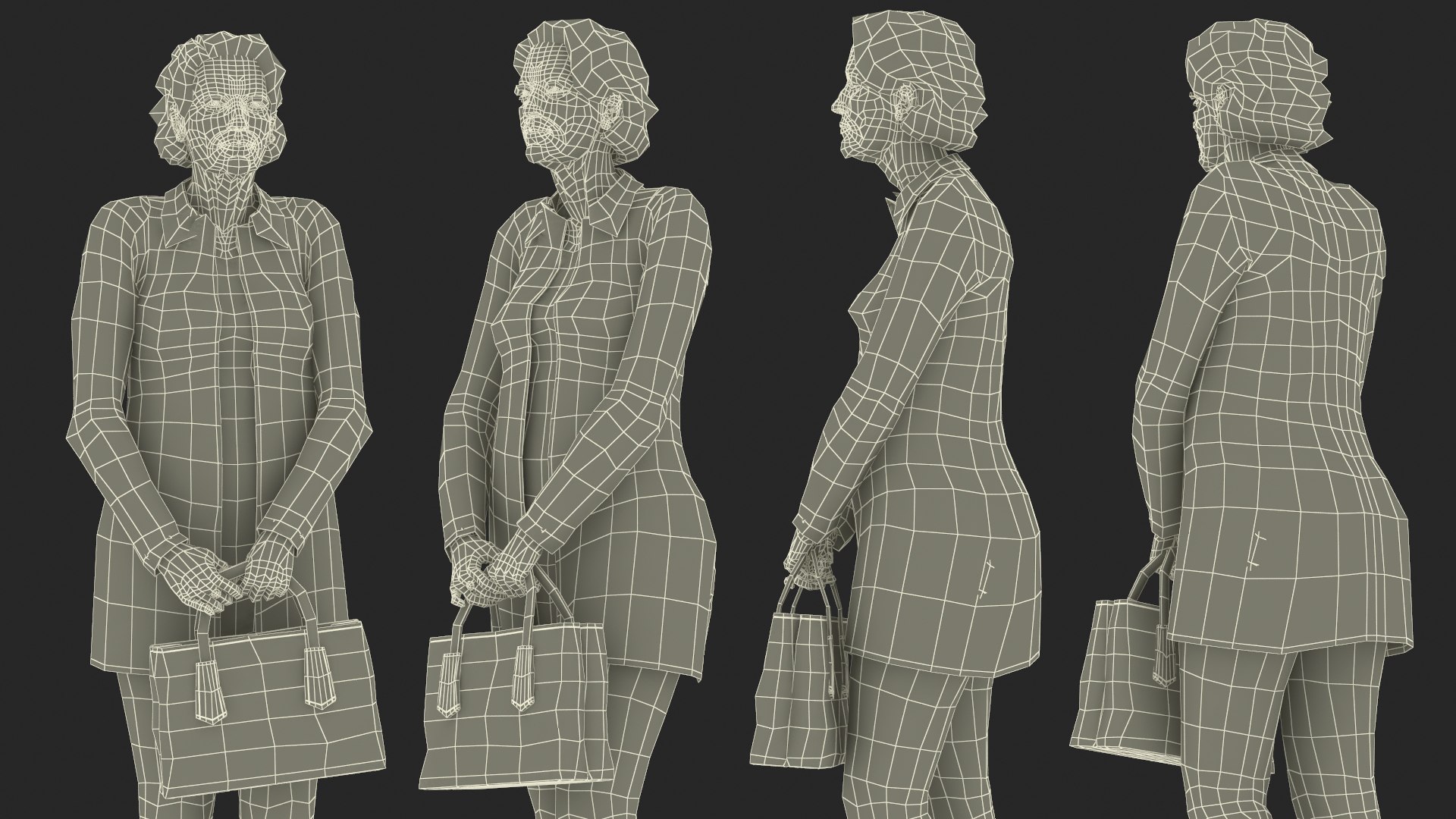3D Elderly Woman with Handbag Rigged model https://p.turbosquid.com/ts-thumb/ae/z7P3hF/Dl/elderly_woman_with_handbag_rigged_034/jpg/1743010590/1920x1080/fit_q87/7f0c6018c8c01603666d5811c77e61784f86d5b9/elderly_woman_with_handbag_rigged_034.jpg