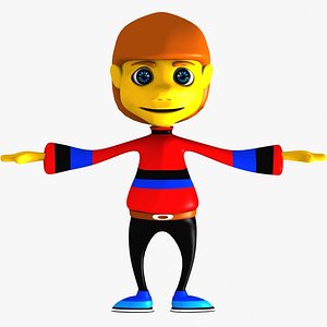 Cartoon Boy Character