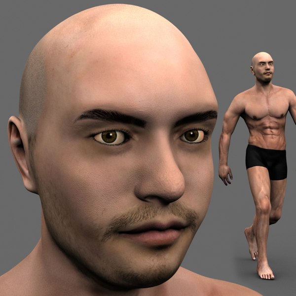 3D nunamoto - man character model