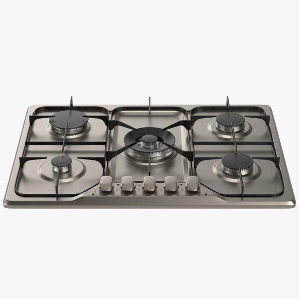 3D Gas Hob model