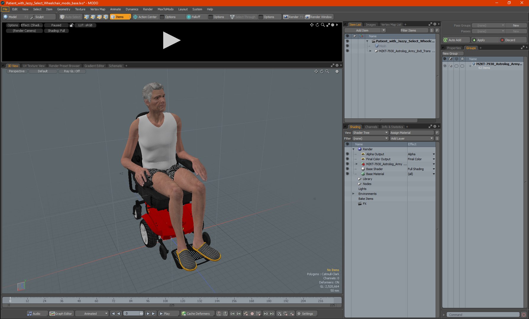3D Patient with Jazzy Select Wheelchair https://p.turbosquid.com/ts-thumb/af/DPKEuA/oR/patientwithjazzyselectwheelchairvray3dmodel027/jpg/1654783313/1920x1080/fit_q87/97c8f2314aa88b39caf6f27863dd53000ef3736a/patientwithjazzyselectwheelchairvray3dmodel027.jpg