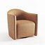 Lekker Home About Face Swivel Lounge Chair model