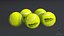 Realistic Wilson Triniti Pro 4 Tennis Ball
