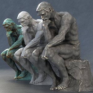 Sculpture of a Thinker