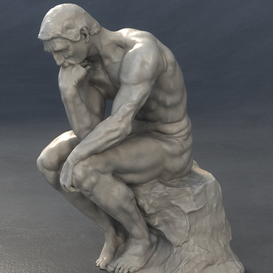 Sculpture of a Thinker model https://p.turbosquid.com/ts-thumb/af/FltZkU/ra/88978989/jpg/1717787617/1920x1080/fit_q87/266c8078bb2f364948aec5dac66f08d5611f0397/88978989.jpg