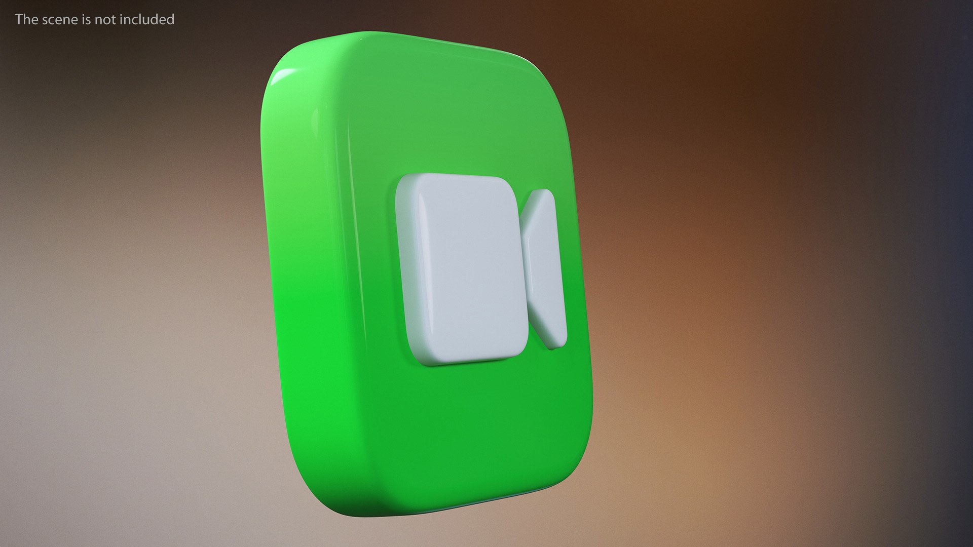 3D IPhone IOS Face Time Icon Model - TurboSquid 2222942