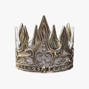 3D Low-poly Crown V1 model