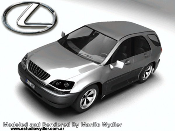 lexus rx300 3d model