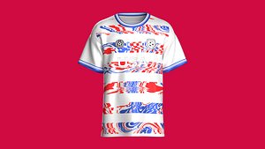 3D Men USA Sublimation Glitch Style Print Soccer Jersey