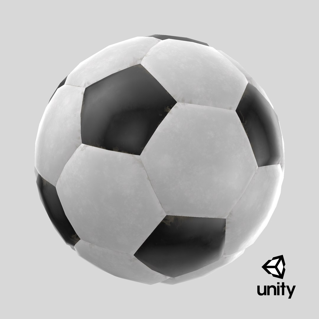 Generic Black and White Soccer Ball Low-poly PBR 3D model https://p.turbosquid.com/ts-thumb/af/TmpnGq/5M/stemcell_unity_render/png/1745521730/1920x1080/fit_q87/be6951349f8194fc3f2ebd135bd3336d35da7120/stemcell_unity_render.jpg